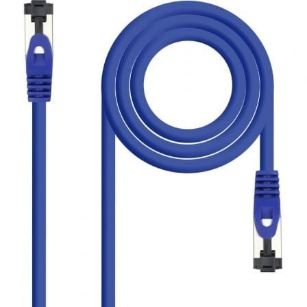 Cable de Red RJ45 SSTP Nanocable 10.20.2001-BL Cat.8.1/ 1m/ Azul - Frikibase