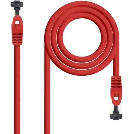 Cable de Red RJ45 SSTP Nanocable 10.20.2001-R Cat.8.1/ 1m/ Rojo - Frikibase