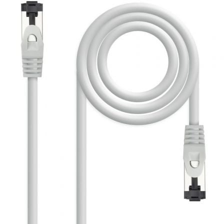 Cable de Red RJ45 SSTP Nanocable 10.20.2002 Cat.8.1/ 2m/ Gris - Frikibase