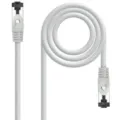 Cable de Red RJ45 SSTP Nanocable 10.20.2003 Cat.8.1/ 3m/ Gris - Frikibase