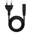 Cable Alimentación Forma 8 Nanocable 10.22.0402/ CEE7/16 Macho - C7 Hembra/ 1.5m/ Negro - Frikibase