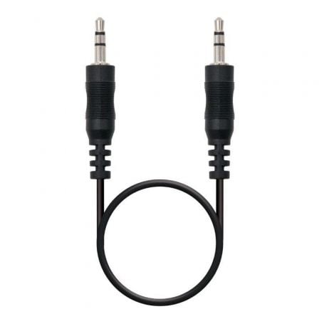 Cable Estéreo Nanocable 10.24.0120/ Jack 3.5 Macho - Jack 3.5 Macho/ 20m/ Negro - Frikibase