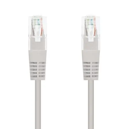 Cable de Red RJ45 UTP Nanocable 10.20.0103 Cat.5e/ 3m/ Gris - Frikibase