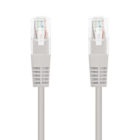 Cable de Red RJ45 UTP Nanocable 10.20.0401 Cat.6/ 1m/ Gris - Frikibase