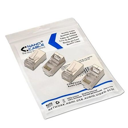 Conector RJ45 Nanocable 10.21.0103/ Cat.5e/ 10 uds - Frikibase