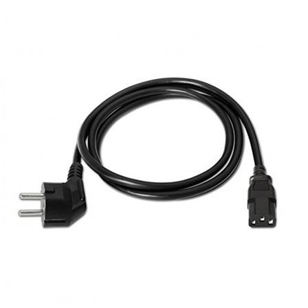 Cable Alimentación Nanocable 10.22.0102/ Schuko Macho - C13 Hembra/ 1.5m/ Negro - Frikibase