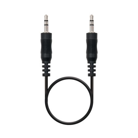 Cable Estéreo Nanocable 10.24.0101/ Jack 3.5 Macho - Jack 3.5 Macho/ 1.5m - Frikibase