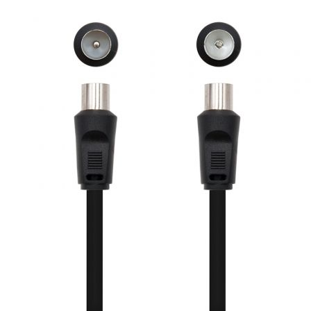 Cable de Antena TV Nanocable 10.26.0202/ 3C-2V Macho - 3C-2V Hembra - Frikibase
