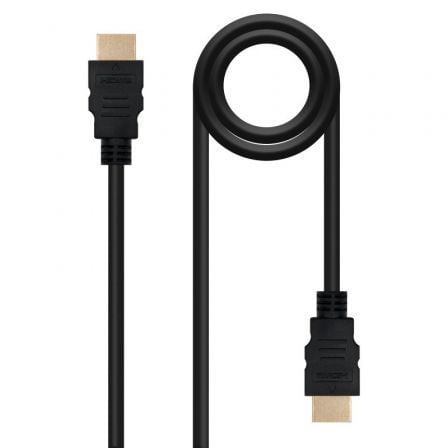 Cable HDMI 1.4 Nanocable 10.15.1700/ HDMI Macho - HDMI Macho/ 1m/ Negro - Frikibase