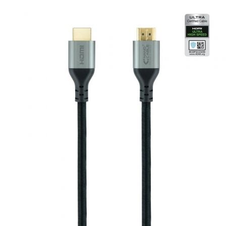 Cable HDMI 2.1 8K Nanocable 10.15.8102/ HDMI Macho - HDMI Macho/ 2m/ Certificado/ Negro - Frikibase
