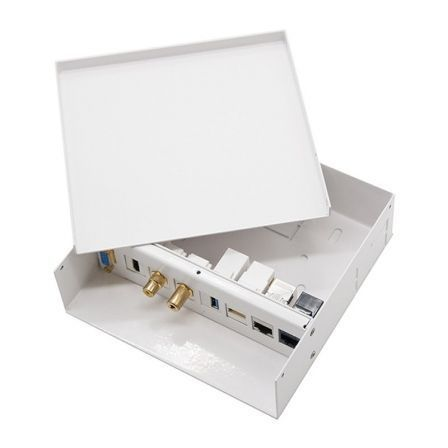 Caja de Conexiones Nanocable 10.35.0003/ VGA - HDMI - Jack 3.5 - RCA - USB 3.0 - USB 2.0 - 2x RJ45 - Frikibase