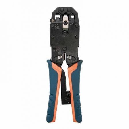 Crimpadora Metálica de Carraca Nanocable 10.31.0102 para RJ10-RJ11-RJ12-RJ45 - Frikibase