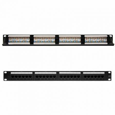 Patch Panel Nanocable 10.21.3124/ 24 Puertos/ Cat.6/ Altura 1U - Frikibase