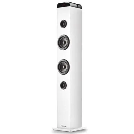 Torre de Sonido con Bluetooth NGS SKY CHARM PRO/ 80W/ 2.0/ Blanca - Frikibase
