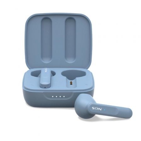 Auriculares Bluetooth NGS Ártica Move con estuche de carga/ Autonomía 7h/ Azules - Frikibase