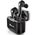 Auriculares Bluetooth NGS Ártica Bloom con estuche de carga/ Autonomía 6h/ Negros - Frikibase