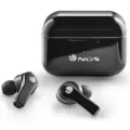 Auriculares Bluetooth NGS Ártica Bloom con estuche de carga/ Autonomía 6h/ Negros – imagen 4