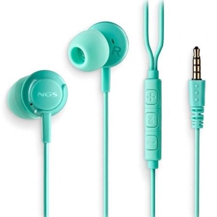 Auriculares Intrauditivos NGS Cross Drift/ con Micrófono/ Jack 3.5/ Verdes - Frikibase