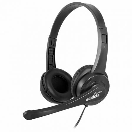 Auriculares NGS VOX505 USB/ con Micrófono/ USB/ Negros - Frikibase