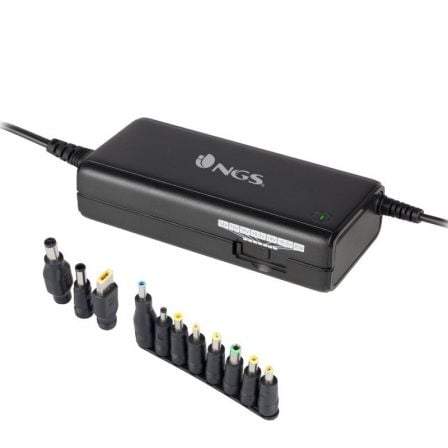 Cargador de Portátil NGS BAN/ 90W/ Manual/ 11 Conectores/ Voltaje 12-20V - Frikibase