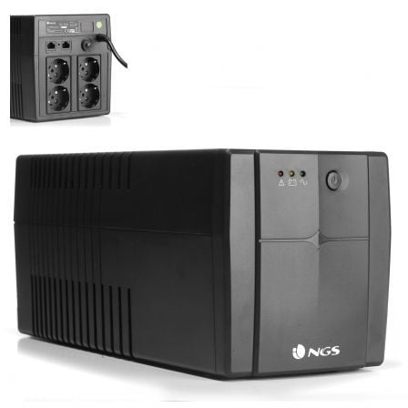 SAI Offline NGS Fortress 1500 V2/ 1200VA-720W/ 4 Salidas/ Formato Torre - Frikibase