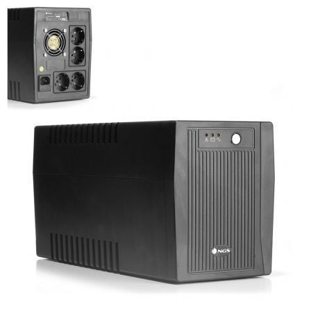 SAI Offline NGS Fortress 2000 V2/ 1500VA-900W/ 4 Salidas/ Formato Torre - Frikibase