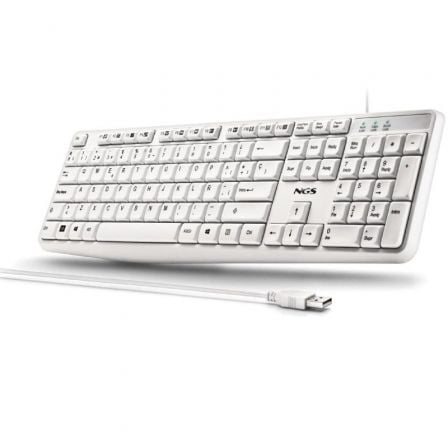 Teclado NGS Heritage HERITAGESPANISH/ Blanco - Frikibase