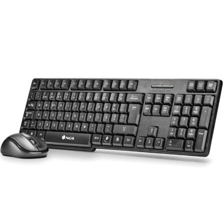 Teclado y Ratón Inalámbricos NGS Euphoria KIT/ Portugués - Frikibase