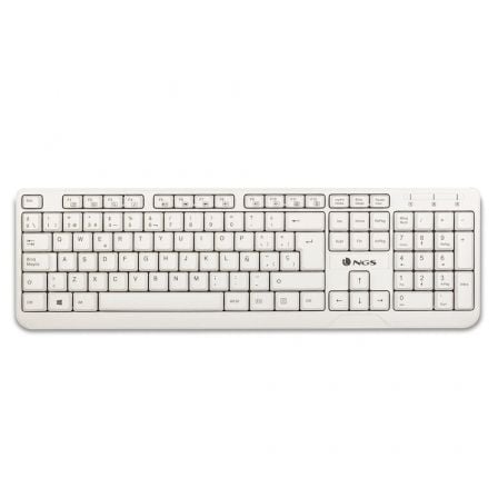 Teclado NGS Spike/ Blanco - Frikibase