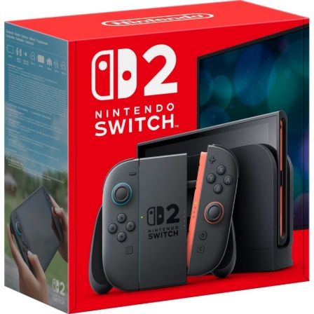 Nintendo Switch 2/ Incluye base/ Incluye 2 Mandos Joy-Con/ Incluye 2 Correas - Frikibase