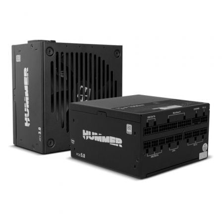 Fuente de Alimentación Nox Hummer P/ 1000W/ Ventilador 14cm/ 80 Plus Platinum - Frikibase