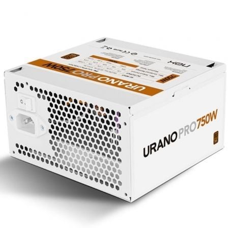 Fuente de Alimentación Nox Hummer Urano Pro White/ 750W/ Ventilador 12cm/ 80 Plus Bronze/ Blanca - Frikibase