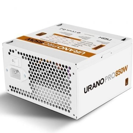 Fuente de Alimentación Nox Hummer Urano Pro White/ 850W/ Ventilador 12cm/ 80 Plus Bronze/ Blanca - Frikibase