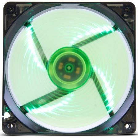 Ventilador Nox Coolfan 120 LED/ 12cm/ Verde - Frikibase
