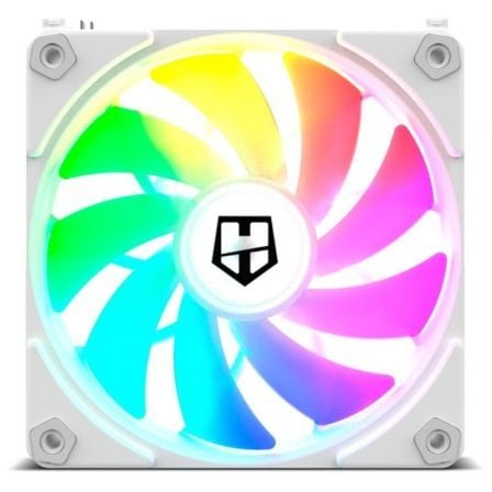 Ventilador Nox Easy Link/ ARGB/ 12cm/ Blanco - Frikibase