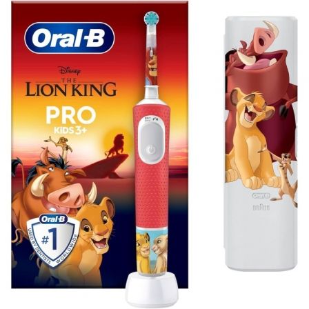 Cepillo Dental Oral-B Pro Kids 3 Rey León/ Incluye 1 Recambio y Funda - Frikibase