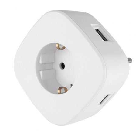 Enchufe Orbegozo EN 1500/ 1 Toma Schuko/ 3 Tomas USB - Frikibase