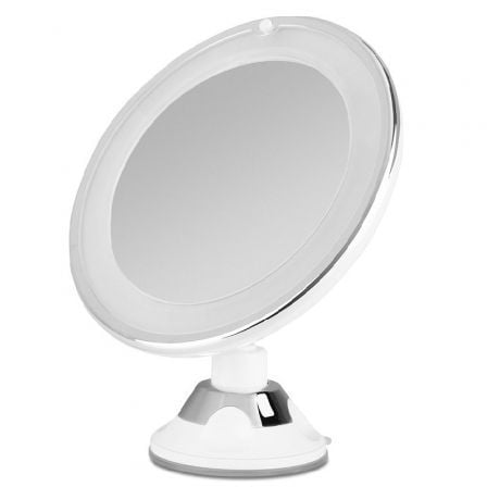 Espejo Cosmético de Pared con Luz Orbegozo ESP 1010/ Ø17cm - Frikibase