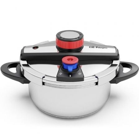 Olla a Presión Orbegozo HP 4200/ 4L/ Acero Inoxidable/ Apta para Inducción - Frikibase