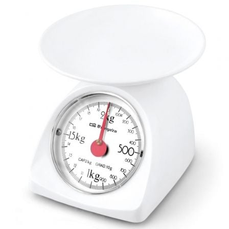 Báscula de Cocina Orbegozo PC 1015/ hasta 2kg/ Blanca - Frikibase