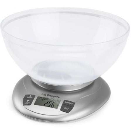 Báscula de Cocina Electrónica Orbegozo PC 2017 A/ hasta 3.5kg/ Plata - Frikibase