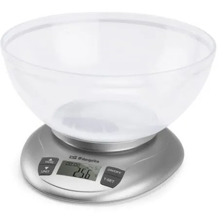 Báscula de Cocina Electrónica Orbegozo PC 2017 A/ hasta 3.5kg/ Plata - Frikibase