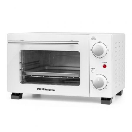 Horno de Sobremesa Orbegozo HO 975/ 800W/ Capacidad 10L/ Blanco - Frikibase