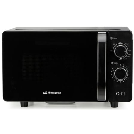 Microondas Orbegozo MIG 2071 CE/ 700W/ Capacidad 20L/ Función Grill/ Negro - Frikibase