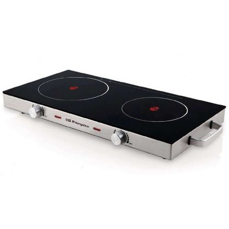 Vitrocerámica Orbegozo PCE6000/ 2 placas 170 y 205mm/ 1000W - 1800W - Frikibase