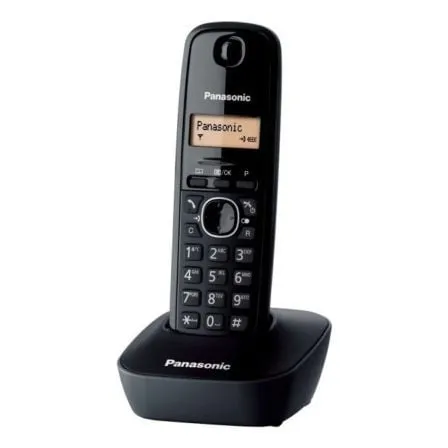 Teléfono Inalámbrico Panasonic KX-TG1611/ Negro - Frikibase