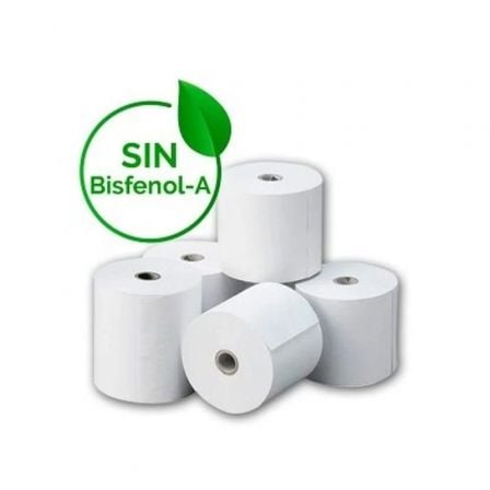 Caja de Rollos Papel Térmico Genérico 80x60 BPAF/ 80 x 60mm/ 80 unidades - Frikibase