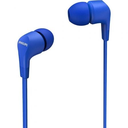 Auriculares Intrauditivos Philips TAE1105BL/ con Micrófono/ Jack 3.5/ Azules - Frikibase