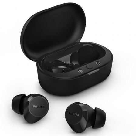Auriculares Bluetooth Philips TAT1209 con estuche de carga/ Autonomía 6h/ Negros - Frikibase