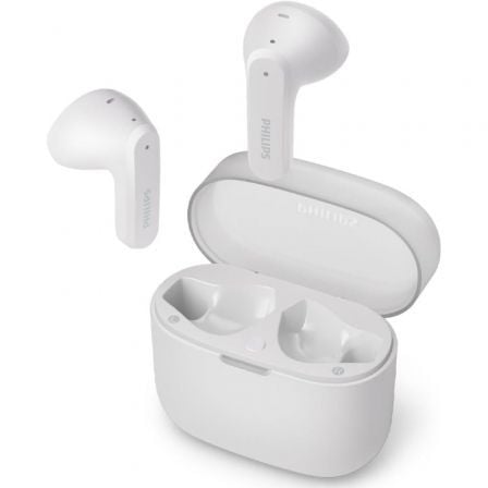 Auriculares Bluetooth Philips TAT2139WH con estuche de carga/ Autonomía 7h/ Blancos - Frikibase